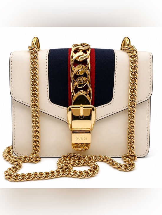 Gucci Handbags - A condition! Gucci 2016-2025 Mini calfskin leather Sylvie satchel